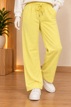 Yellow LuxeRib Fabric Trouser