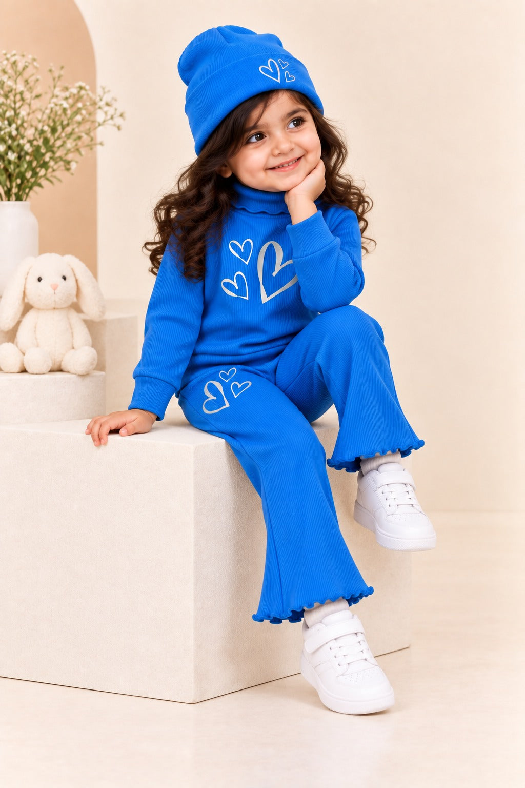 Royal Hearts Velora Rib Fabric Suit