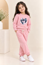 Pink Strong Fleecenza Fabric Suit