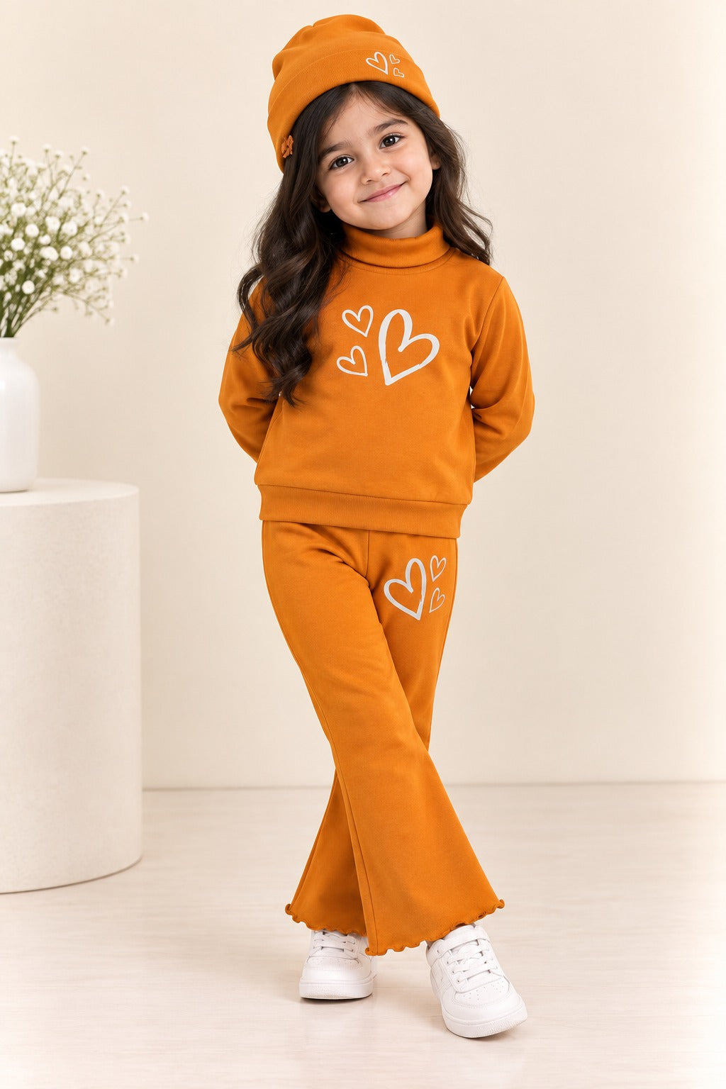 Mustard Hearts Velora Rib Fabric Suit