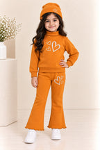 Mustard Hearts Velora Rib Fabric Suit