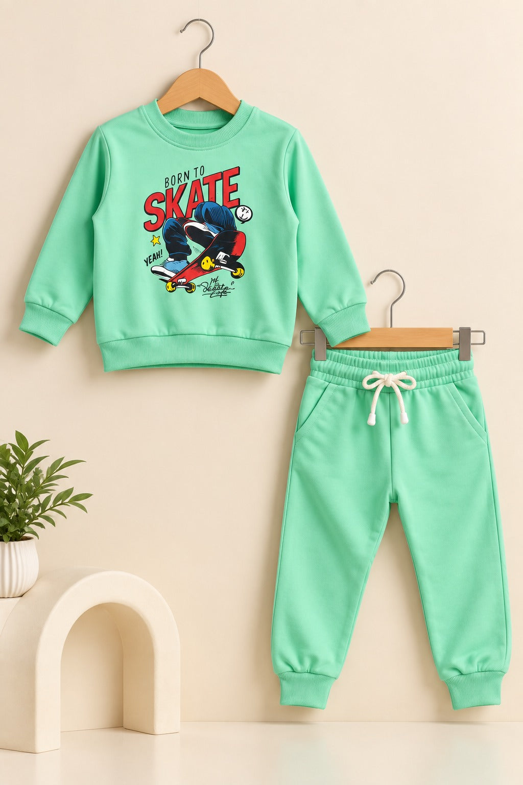 Turquoise Skate Terrona Fabric Suit