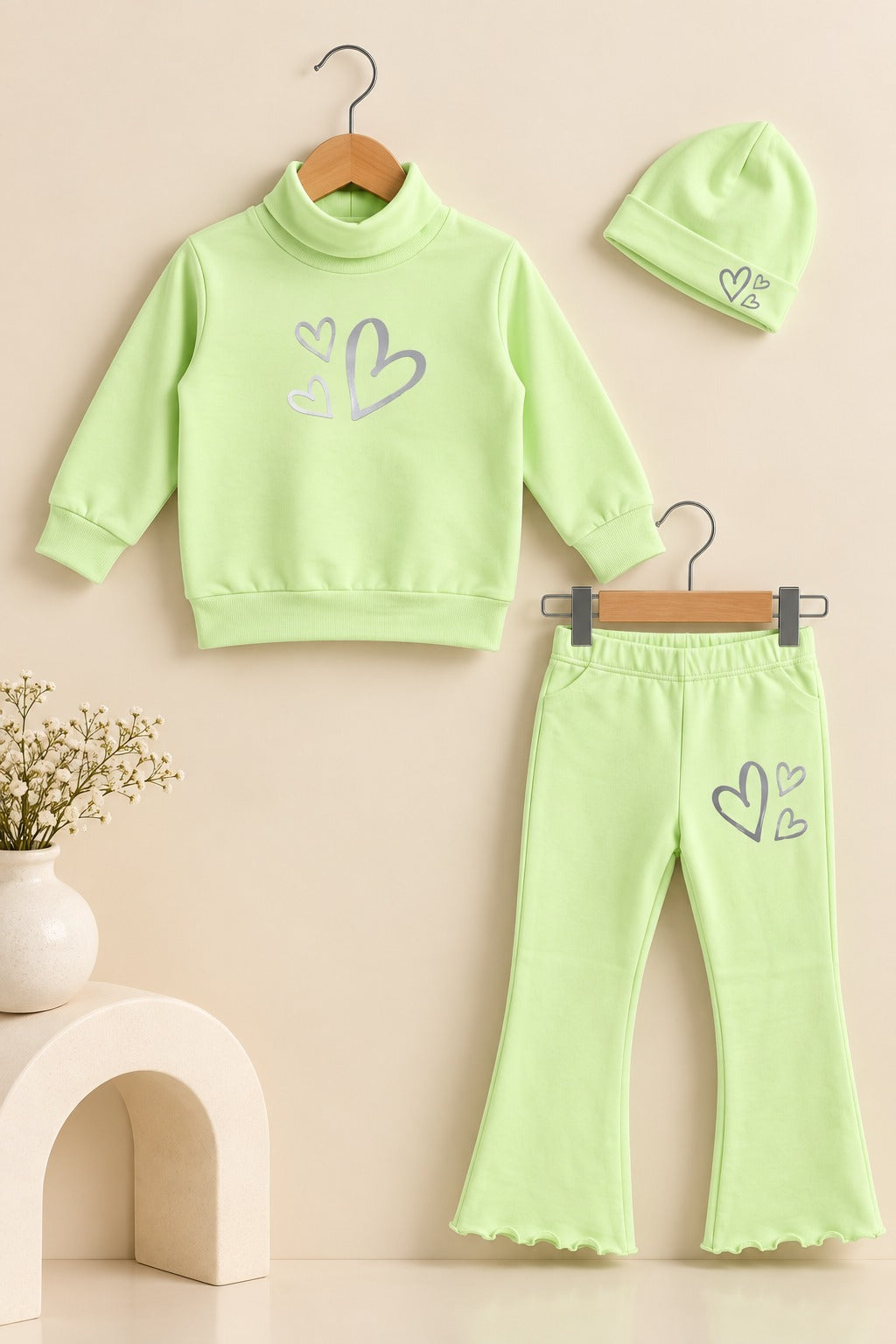 Pista Hearts Velora Rib Fabric Suit