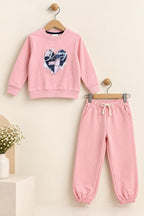Pink Strong Fleecenza Fabric Suit