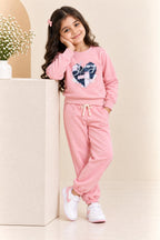 Pink Strong Fleecenza Fabric Suit