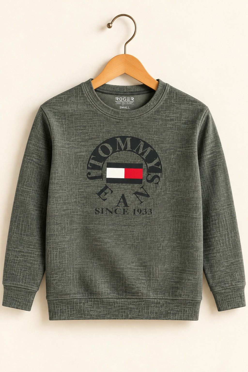 Grey 1933 Jackard Fleece Sweatshirt Secondary image