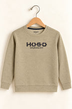 Cream Hugo Jackard Fleece Sweatshirt