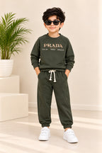 Green Milano FleecePro Fabric Suit