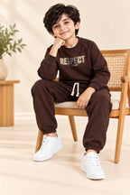 Brown Respect FleecePro Fabric Suit
