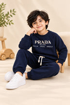 Navy Milano FleecePro Fabric Suit