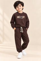 Brown Respect FleecePro Fabric Suit