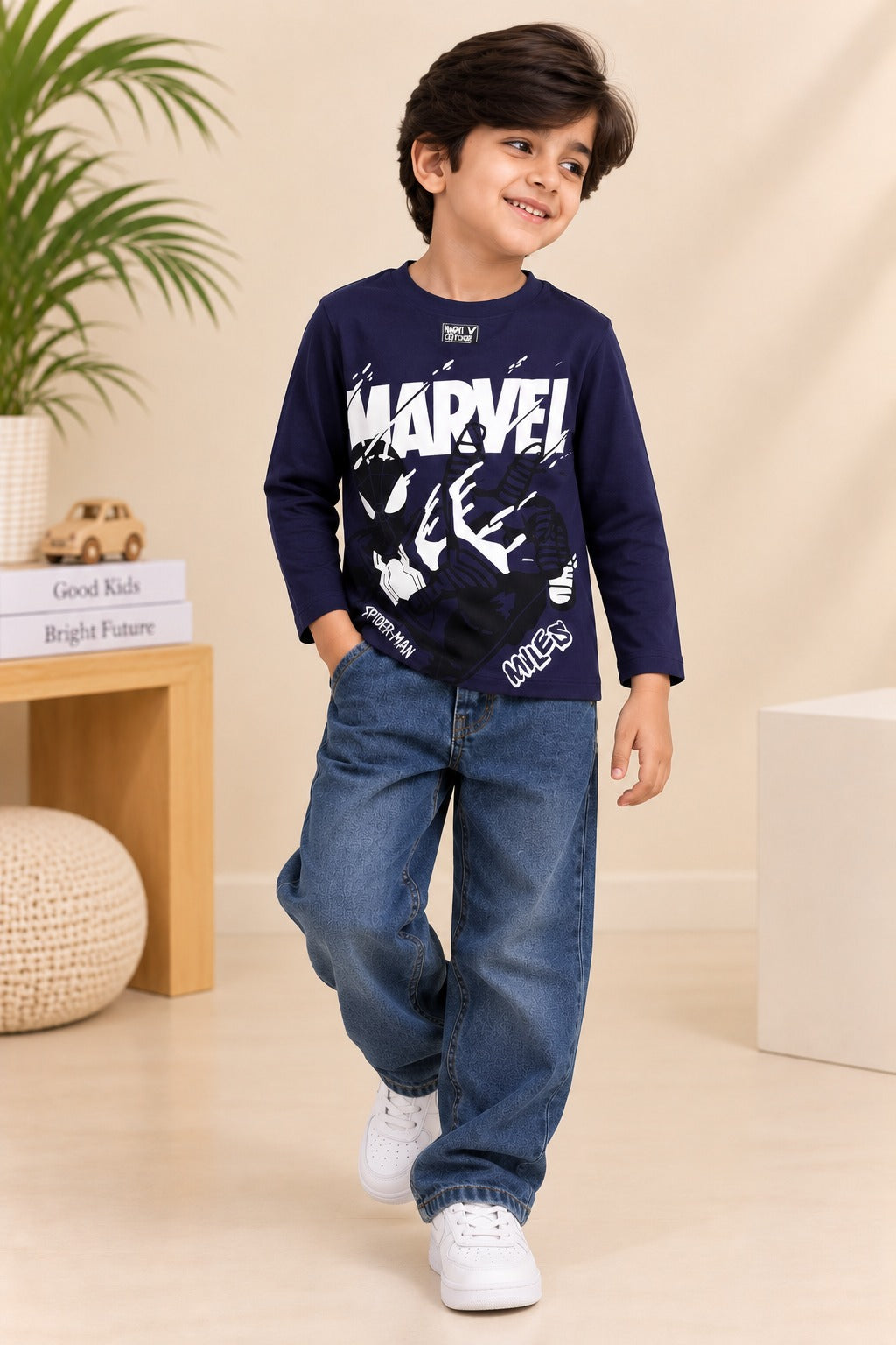 Blue Marvel JerseyLux T-shirt