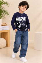 Blue Marvel JerseyLux T-shirt