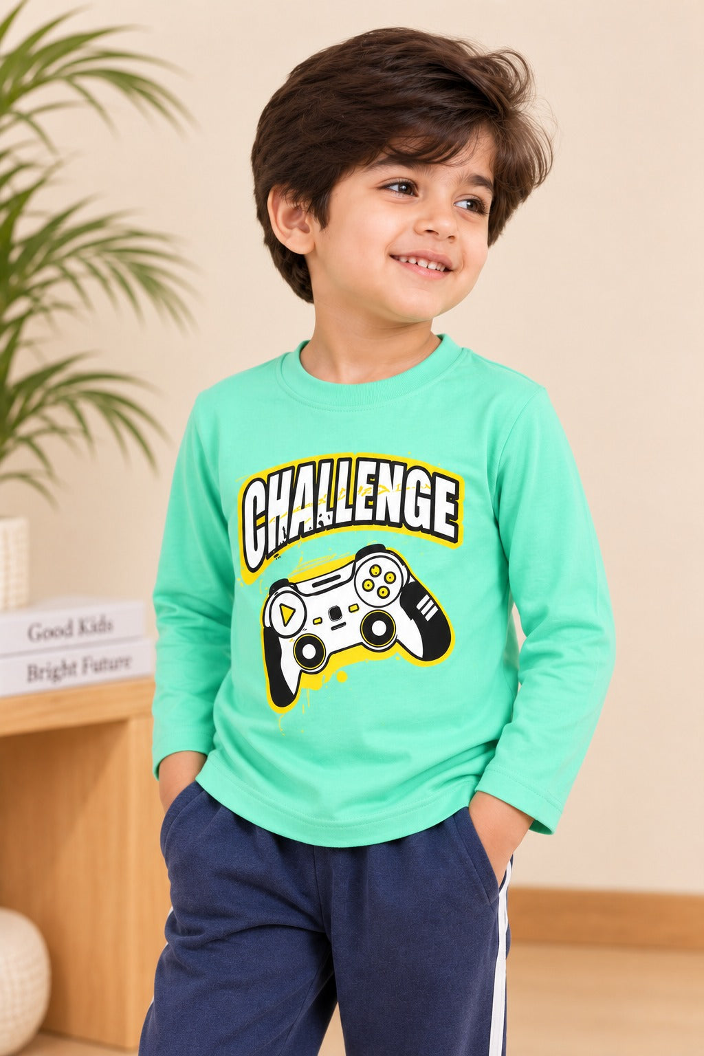 Turquoise Challenge JerseyLux T-shirt
