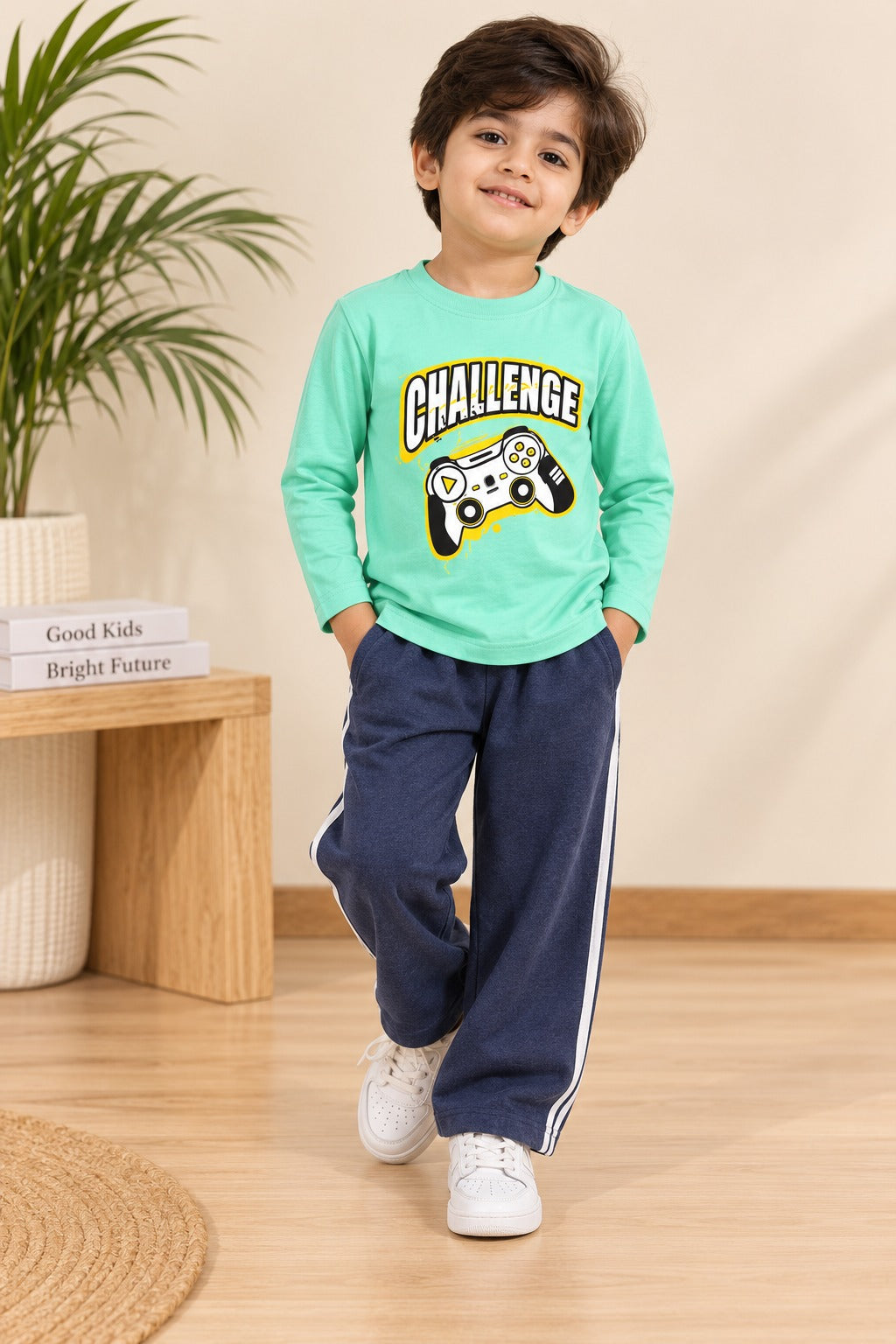 Turquoise Challenge JerseyLux T-shirt