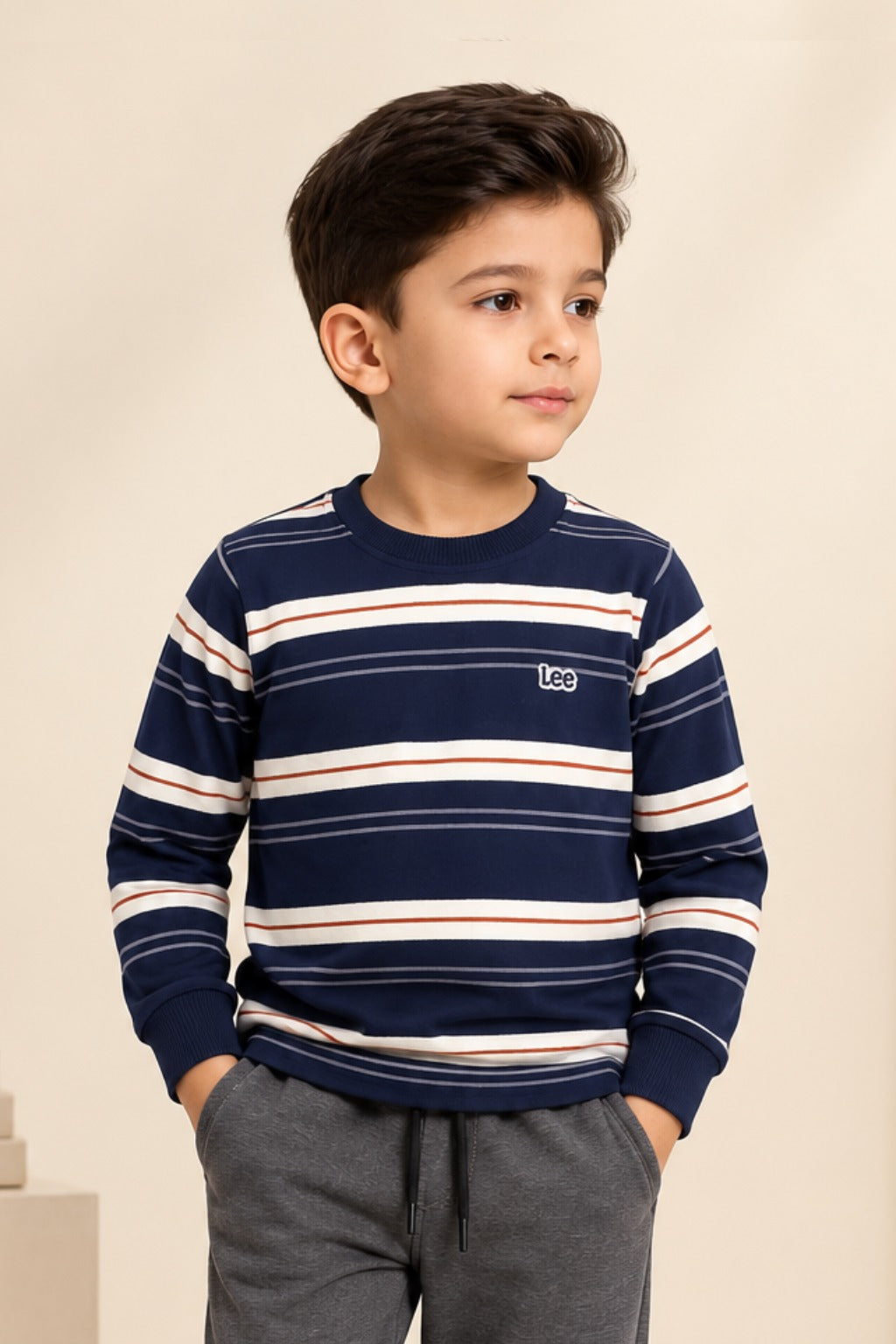 Blue Striper JerseyLux T-shirt
