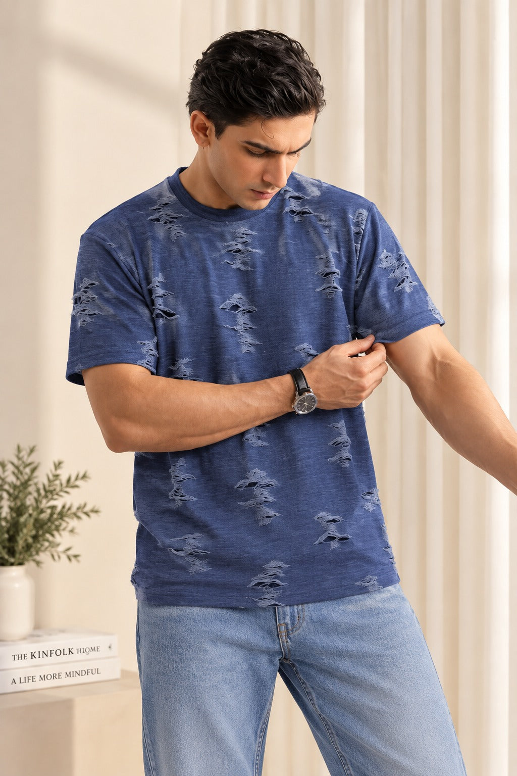 Denim Flexora Relax Fit Tees