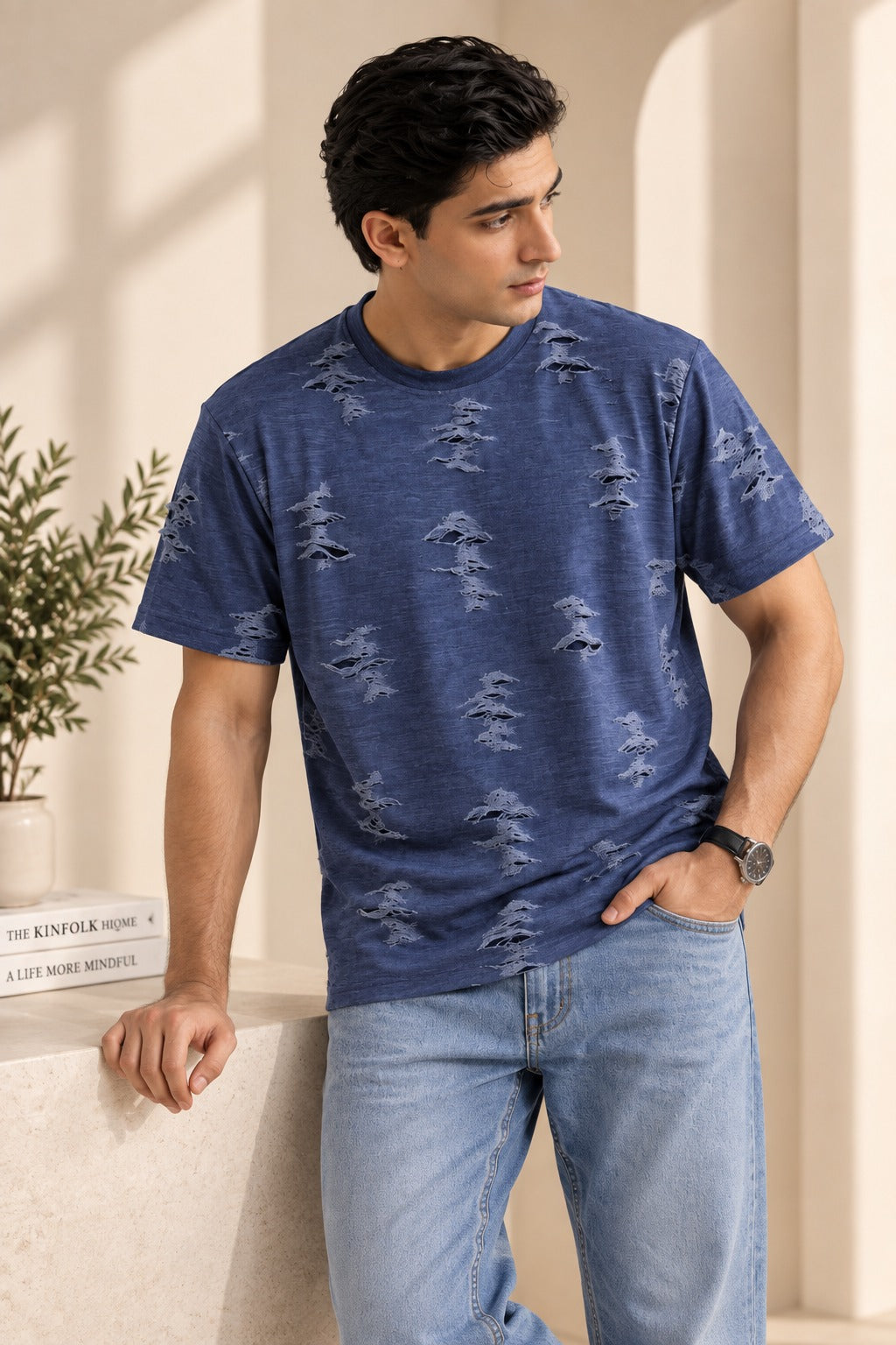 Denim Flexora Relax Fit Tees