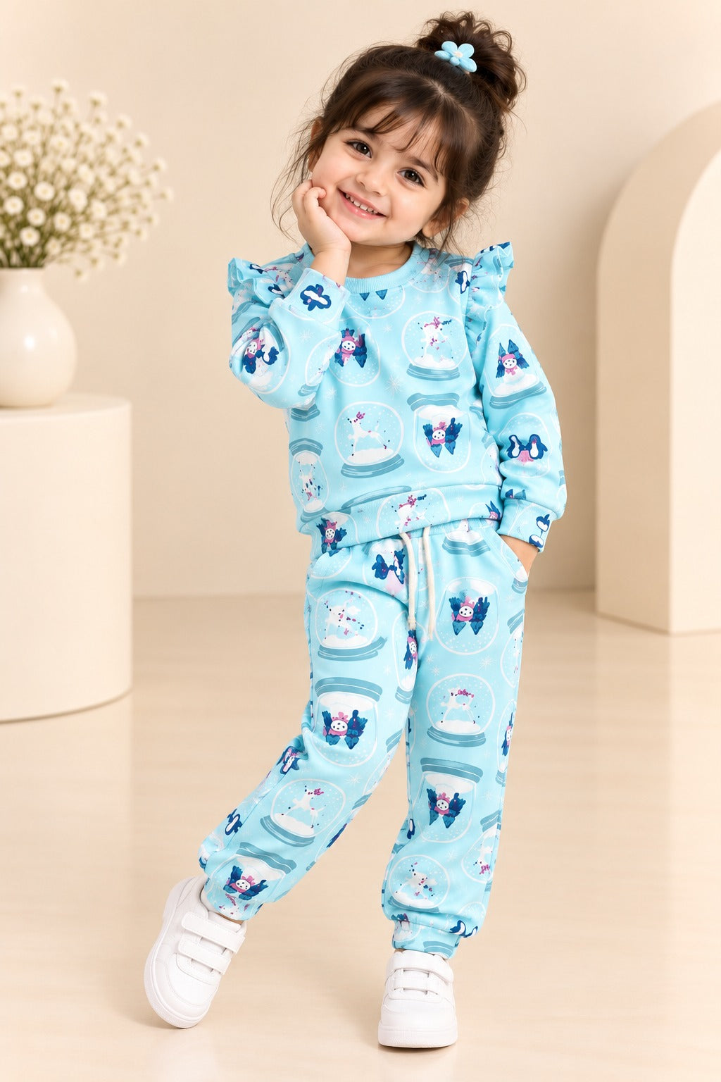 Blue Snow Man Cozy Luxe Suit Secondary image