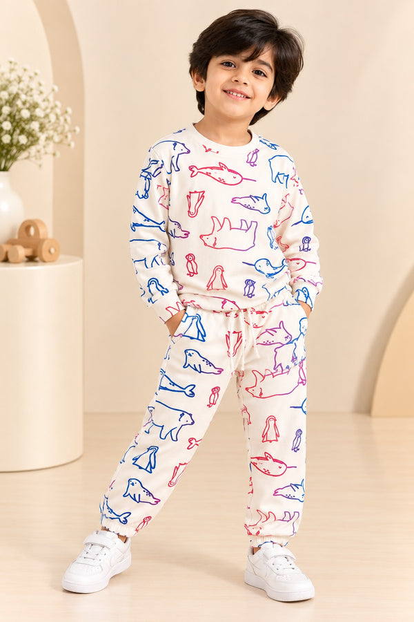 White Dolphin Cozy Luxe Suit