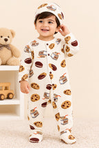 Cream Cookies Cozy Luxe Romper