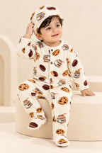 Cream Cookies Cozy Luxe Romper