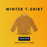 Load image into Gallery viewer, MUSTARD PLAIN HINECK FULL SLEEVES FOR WINTERS
