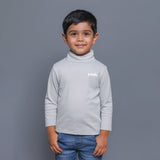 HAZEL GREY PANDA PRINT HIGH NECK FULL SLEEVES FOR WINTERS