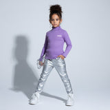 LIGHT PURPLE PANDA PRINT HIGH NECK FULL SLEEVES FOR WINTERS