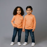 ORANGE PANDA PRINT HIGH NECK FULL SLEEVES FOR WINTERS