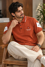 Brown G Fashion Relax Fit Polo
