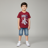 MAROON BUGS BUNNY PRINTED T-SHIRT FOR BOYS