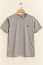 Hazel Grey MicroVent Dri-Fit Fabric T-Shirt