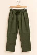 Olive Linora Fabric Trouser