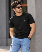 Black MicroVent Dri-Fit Fabric T-Shirt