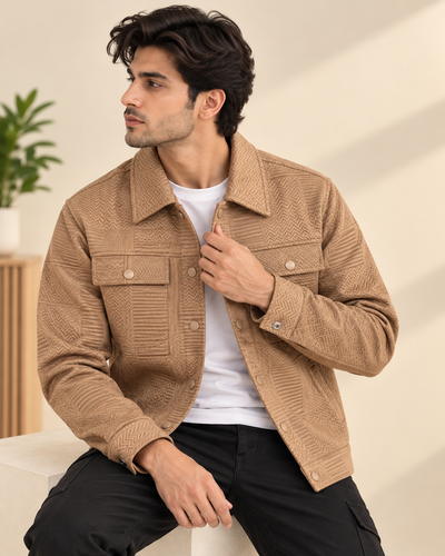 Brown Double Pocket Jacket