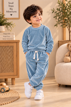 Blue Plain Cozy Luxe Suit