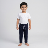 BLACK PLAIN FLEECE FABRIC TROUSER PANTS FOR WINTERS