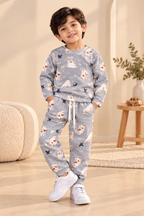 Grey Animals Cozy Luxe Suit