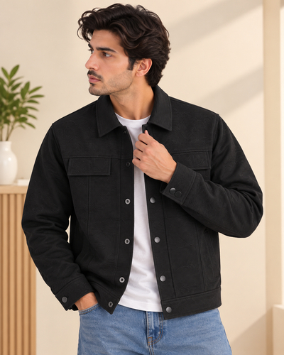 Black Double Pocket Jacket