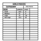 CREAM LEAVES PRINTED FRIL SLEEVES LESS COTTON FABRIC FROCK FOR GIRLS