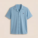 Blue-Premium Quality Half Sleeves Casual Shirt For Men