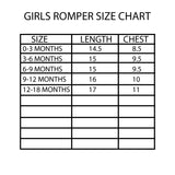 WHITE PEACH PRINTED COTTON JERSY FABRIC ROMPER