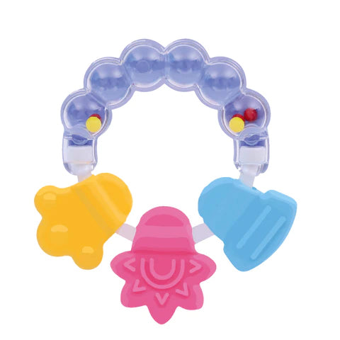 Cuddles Baby Multi Pattern Rattle & Silicone Teether Secondary image