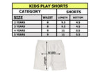 KIDS PLAY SHORT WHITE MIX FRUIT - WONDER NATION