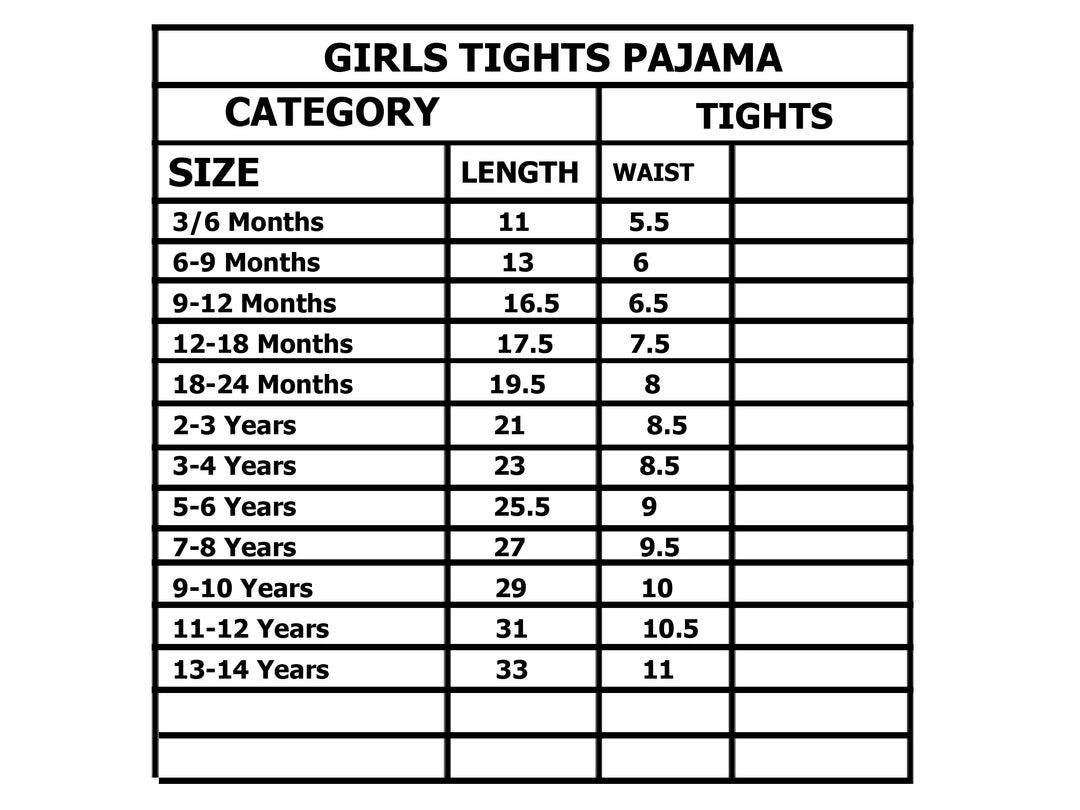 NEW FAWN PLAIN TIGHT PAJAMA FOR GIRLS
