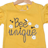 NEW YELLOW BEE UNIQUE PRINTED HALF SLEEVES T-SHIRT