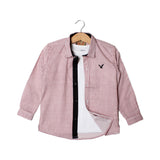 NEW PINK STRIPES FULL SLEEVES CASUAL SHIRT FOR BOYS