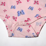 NEW BABY PINK BUTTERFLIES PRINTED ROMPER FOR GIRLS