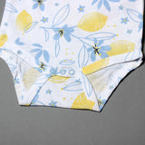 NEW WHITE LEMON PRINTED ROMPER FOR GIRLS